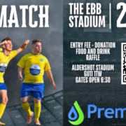 4 Teenage football players help Premier Heating promote 18 MAY 2025 Charity Football match fundraiser for PAG